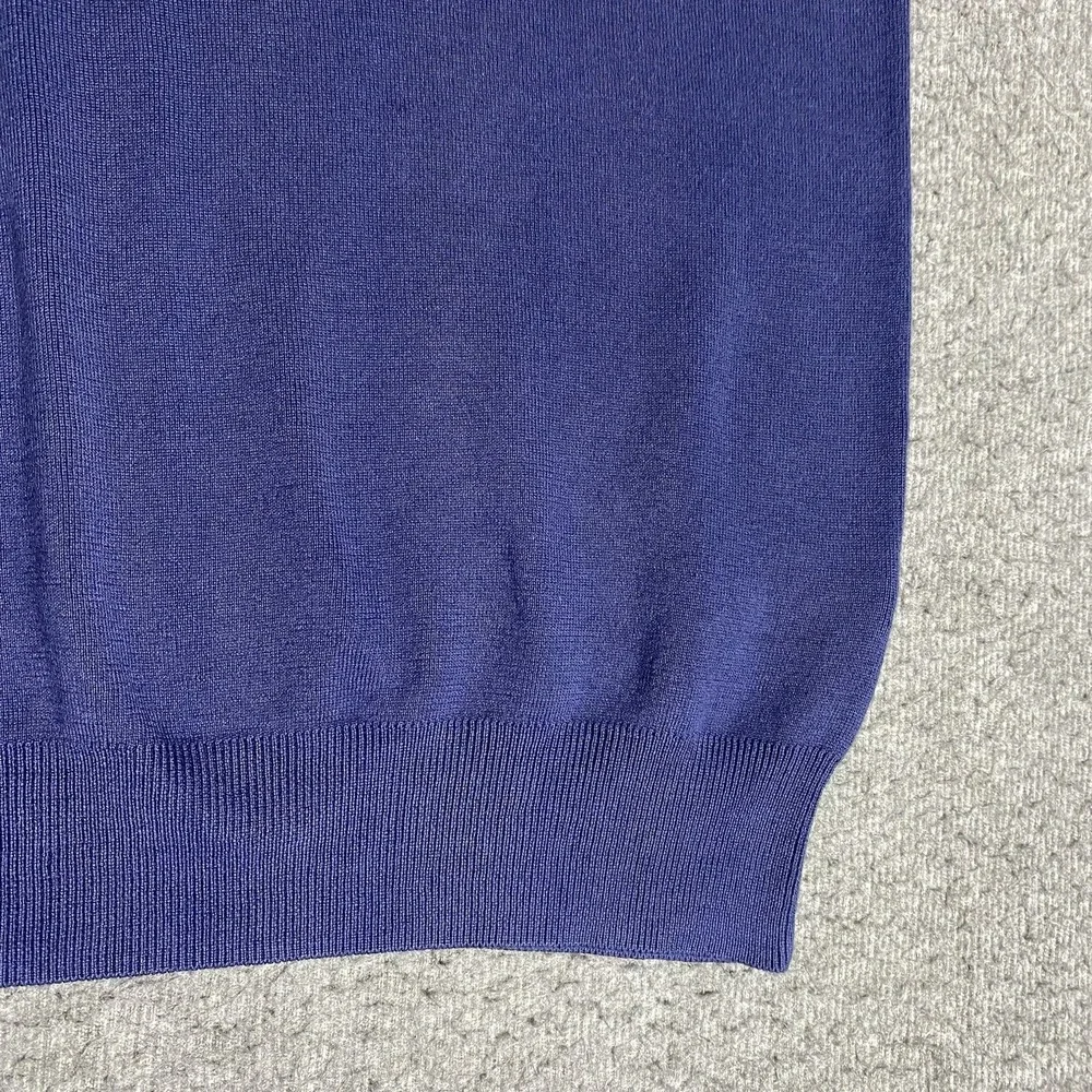 Polo Ralph Lauren Sweater Vest Navy Blue Mens Size XXL Pima Cotton V Neck Golf
